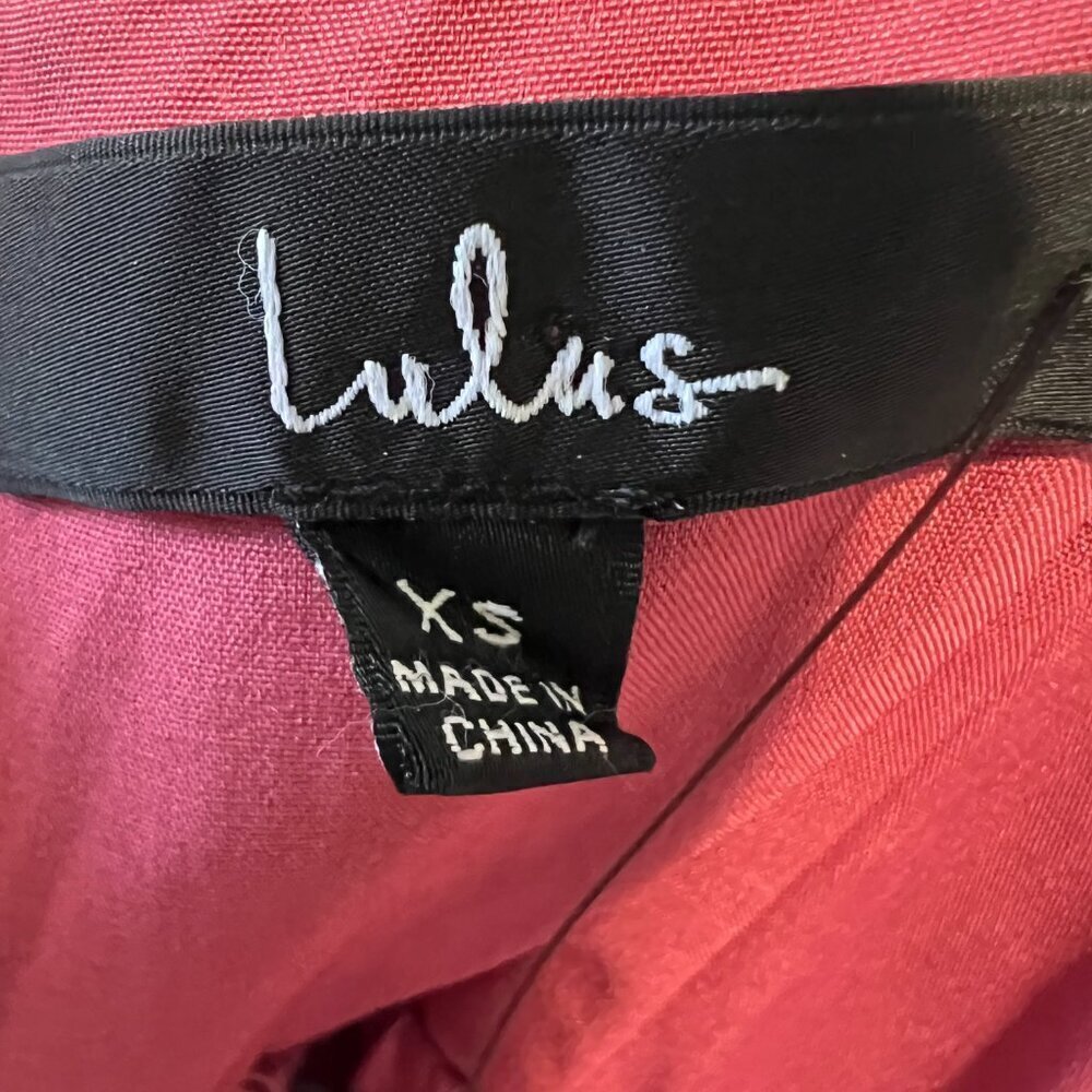 NWT Lulus Cue the Cuteness Mauve  Purple Twist Front Midi Dress, Size XS - Picture 15 of 16